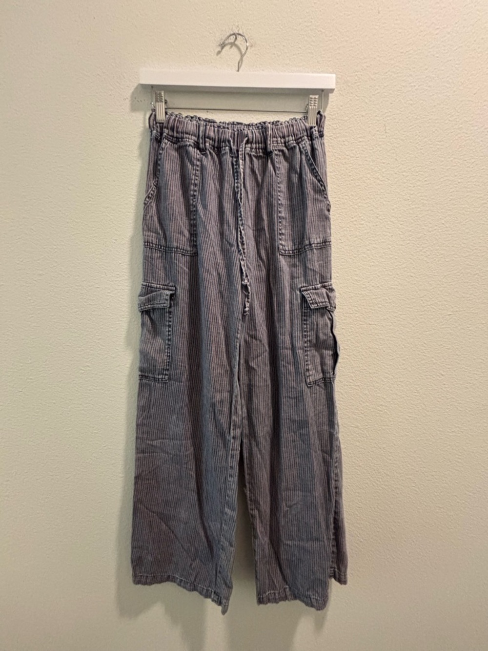 Billy T Soft Stripe Cargo Pants, size XS - Picture 3 of 9